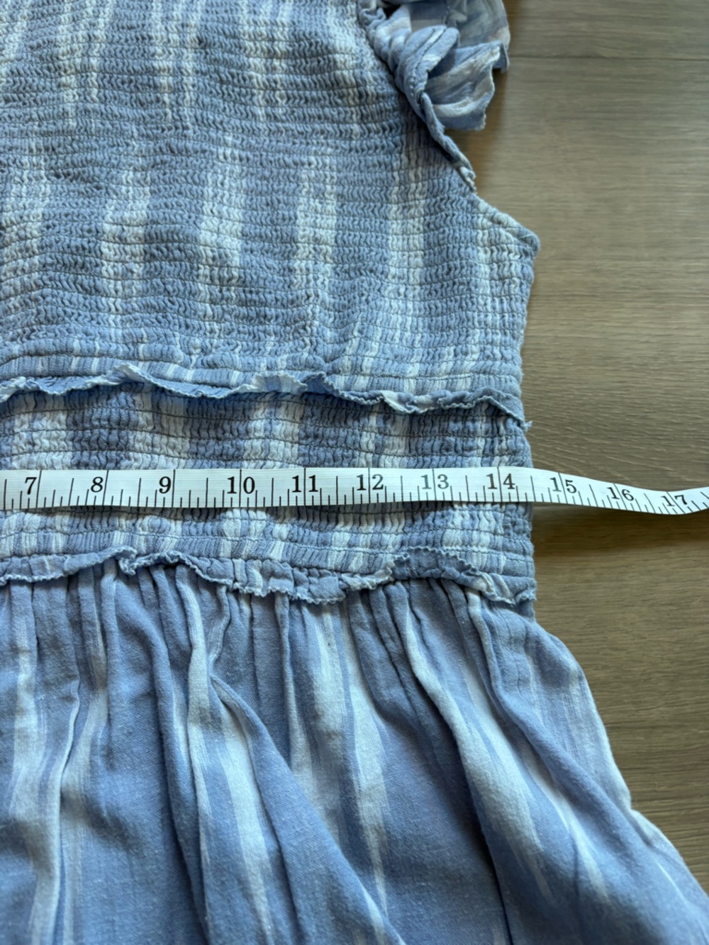 SAYLOR Smocked Ruffle Mini Dress with Flutter Sleeves - Picture 8 of 10